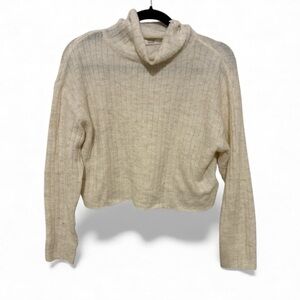 H&M Cream Cowl Neck Sweater